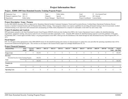 ADOPTED BUDGET RESOURCE ALLOCATION PLAN - City of ...