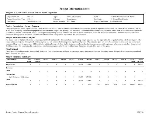 ADOPTED BUDGET RESOURCE ALLOCATION PLAN - City of ...