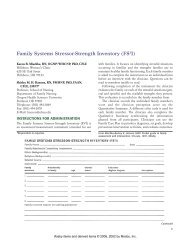 Family Systems Stressor-Strength Inventory (FS3I)