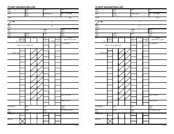 flight navigation log flight navigation log