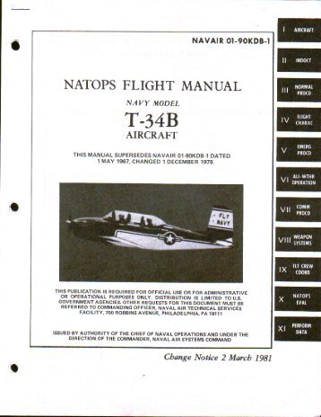 to view T-34B NATOPS Flight Manual - Courtesy Aircraft