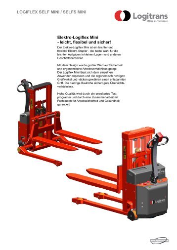 Elektro-Logiflex Mini - leicht, flexibel und sicher ... - Logitrans