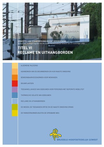 TITEL VI RECLAME EN UITHANGBORDEN - Ruimtelijke Ordening ...