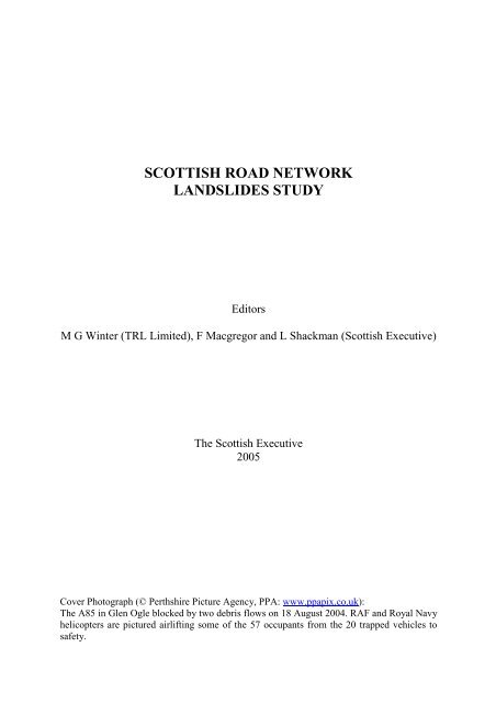 Scottish Road Network Landslides Study - University of Glasgow