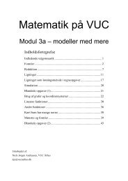 Matematik-på-VUC-Modul-3a - Matematikopgaven