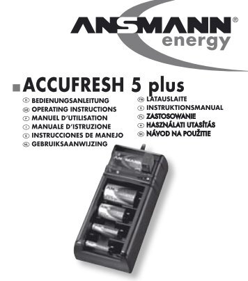 ACCUFRESH 5 plus - Ansmann