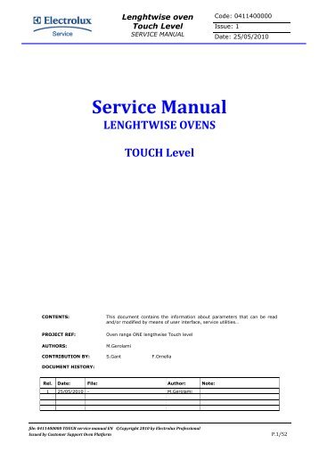 Service Manual - Parts Town