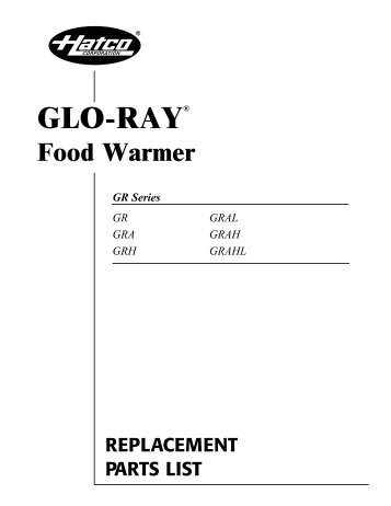Glo-Ray Food Warmer - Parts Town