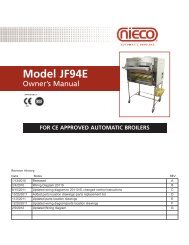 Nieco JF94E CE English Manual.qxd - Parts Town