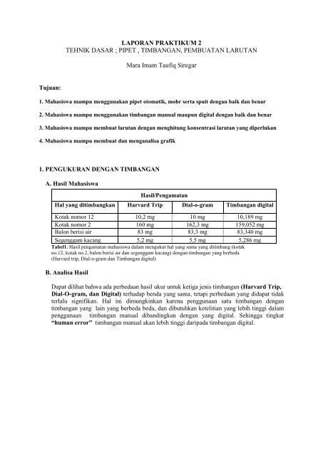 Laporan Praktikum 2 Tehnik Dasar Pipet Openwetware