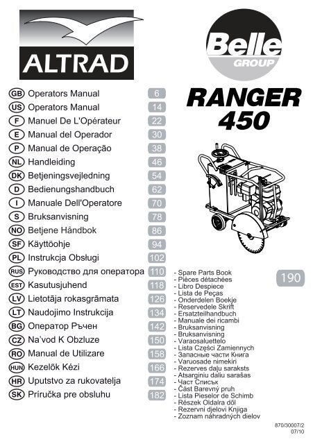 Muskuløs Hav Annoncør Ranger 450 - Belle Group