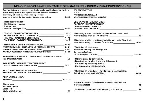 Instruktionsbog CHD LDW 1503 - 1603 - 2004 ... - Henrik A Fog A/S