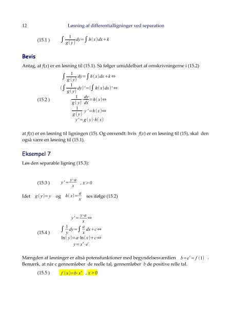 Differentialligninger