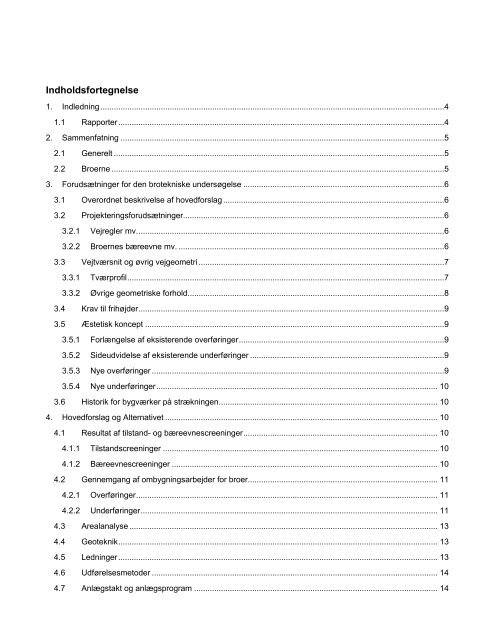 Udbygning af Brande Omfartsvej Vejdirektoratet Broteknisk ...