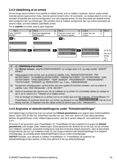 D-303902 PowerMaster-10/30 Installationsvejledning - Visonic