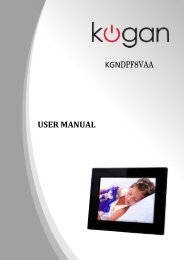 KGNDPF8VAA USER MANUAL - Kogan