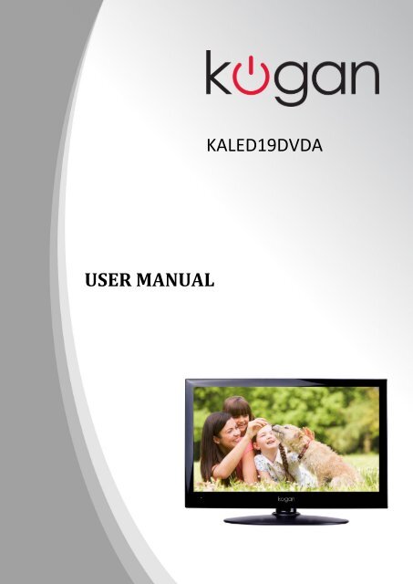 KALED19DVDA USER MANUAL - Kogan