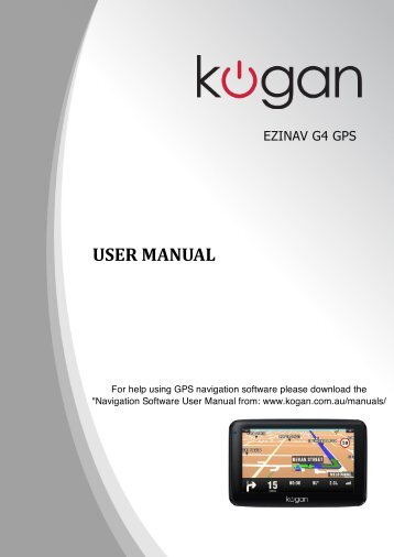 USER MANUAL - Kogan