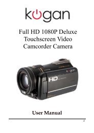 Full HD 1080P Deluxe Touchscreen Video Camera - Kogan