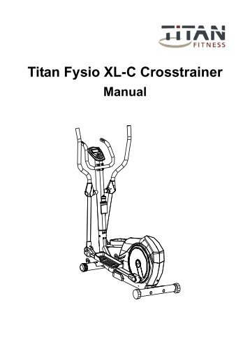 Titan XL-C Crosstrainer - Dansk - LivingSport