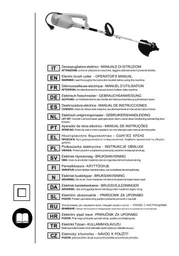 IT Decespugliatore elettrico - MANUALE DI ISTRUZIONI EN Electric ...