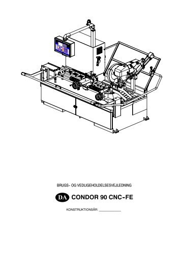 DA CONDOR 90 CNC--FE - HJS Værktøjsagentur A/S