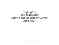 PDF of the reliability survey - Macworld