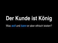 Der Kunde ist Koenig - Was aber kann und soll er ... - gnome.org