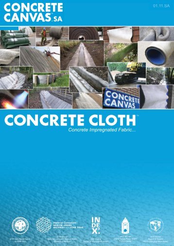 Concrete Impregnated Fabric