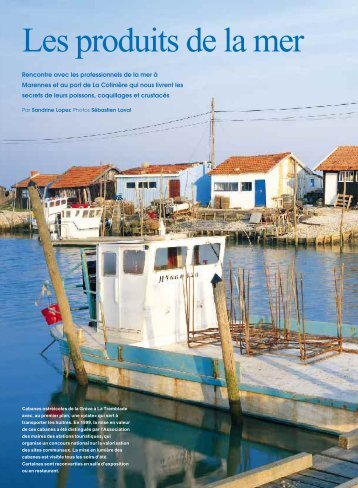 Les produits de la mer - L'Actualité Poitou-Charentes