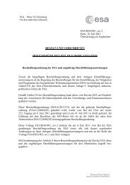 ESA – ohne VS-Einstufung