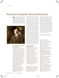 G Relecture intégrale d'Ernest Pérochon - L'Actualité Poitou ...