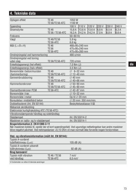 08 BA TE46_TE56(ATC) da - Hilti Danmark A/S