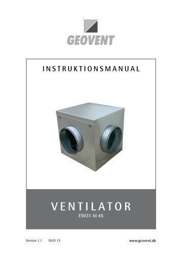 VENTILATOR - Geovent