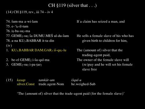 Internally Headed Relative Clauses in Akkadian - Cuneiform Digital ...