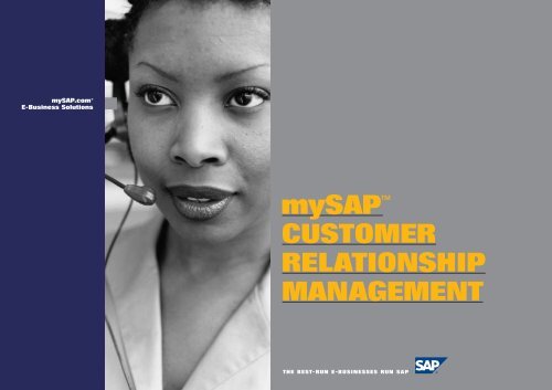 SAP CRM brochure (PDF, 142KB) - Large Enterprise Business