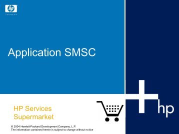 Application SMSC - HP