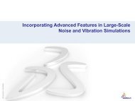 Incorporating Advanced Features in Large-Scale Noise and ... - HP