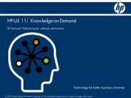 HP-UX 11i Knowledge-on-Demand