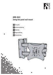 ARM-4042 Swing flat panel wall mount - Deltaco