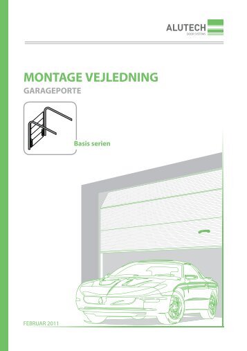 Basis garageporte - montagevejledning