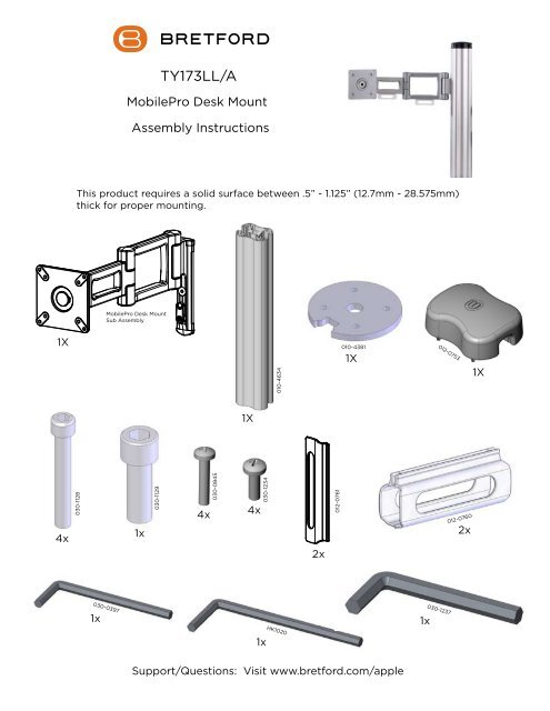 Ty173ll A Apple Product Guide Bretford