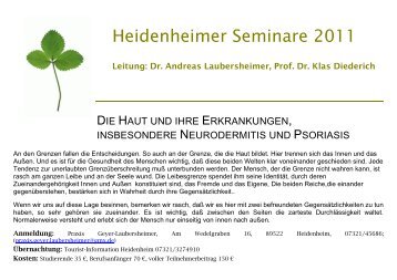 Dr. Andreas Laubersheimer, Prof. Dr. Klas Diederich