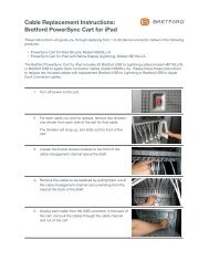 Cable Replacement Instructions - Apple Product Guide - Bretford