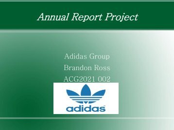 Annual Report Project