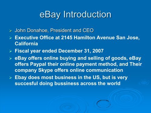 eBay, Inc. Annual Report