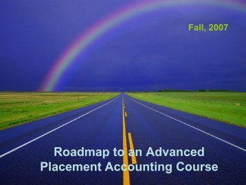 Roadmap to an Advanced Placement ... - Santa Fe College