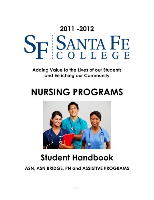 NURSING PROGRAMS - Santa Fe College