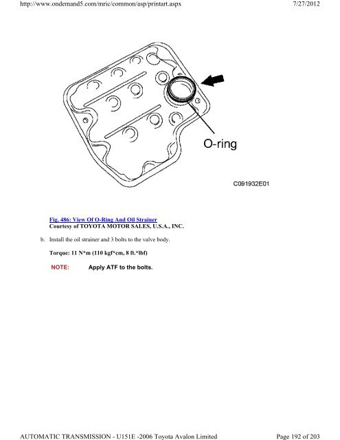 AUTOMATIC TRANSAXLE UNIT