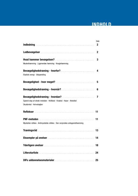 Bevægelighedstræning - DIF